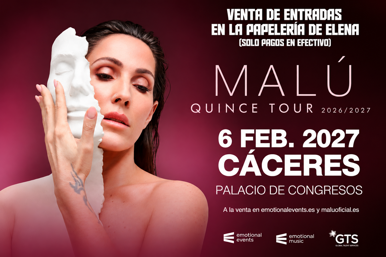 Malú en Cáceres